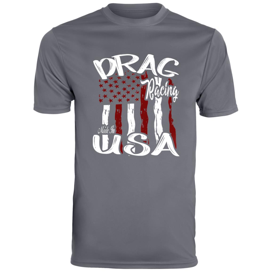 Drag Racing Made In USA Men's Moisture-Wicking Tee
