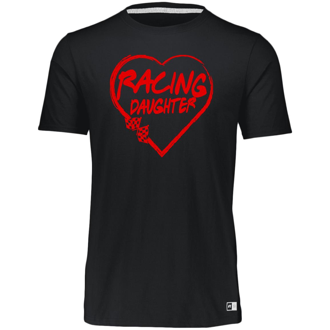 Racing Daughter Heart Youth Essential Dri-Power Tee