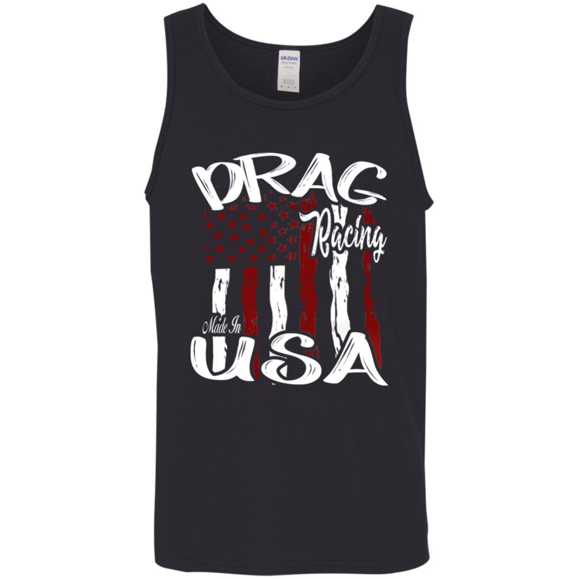 Drag Racing Made In USA Cotton Tank Top 5.3 oz.