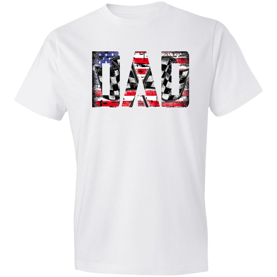 USA Racing Dad Lightweight T-Shirt 4.5 oz