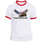 Drag Racing for Freedom, Speed, and Glory Ringer Tee