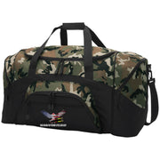 Drag Racing for Freedom, Speed, and Glory Colorblock Sport Duffel