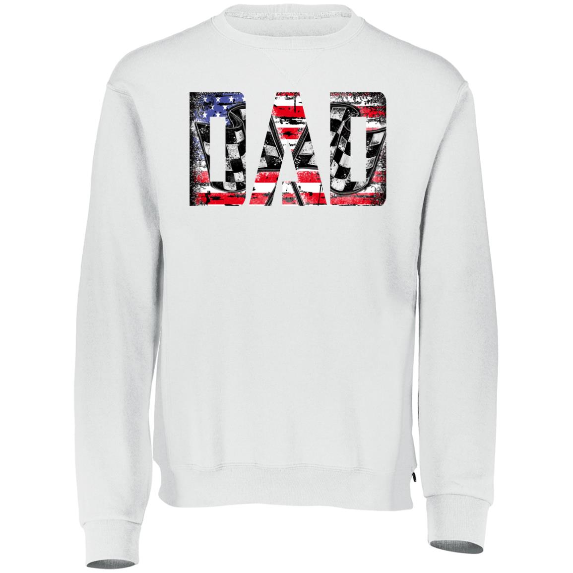USA Racing Dad Dri-Power Fleece Crewneck Sweatshirt