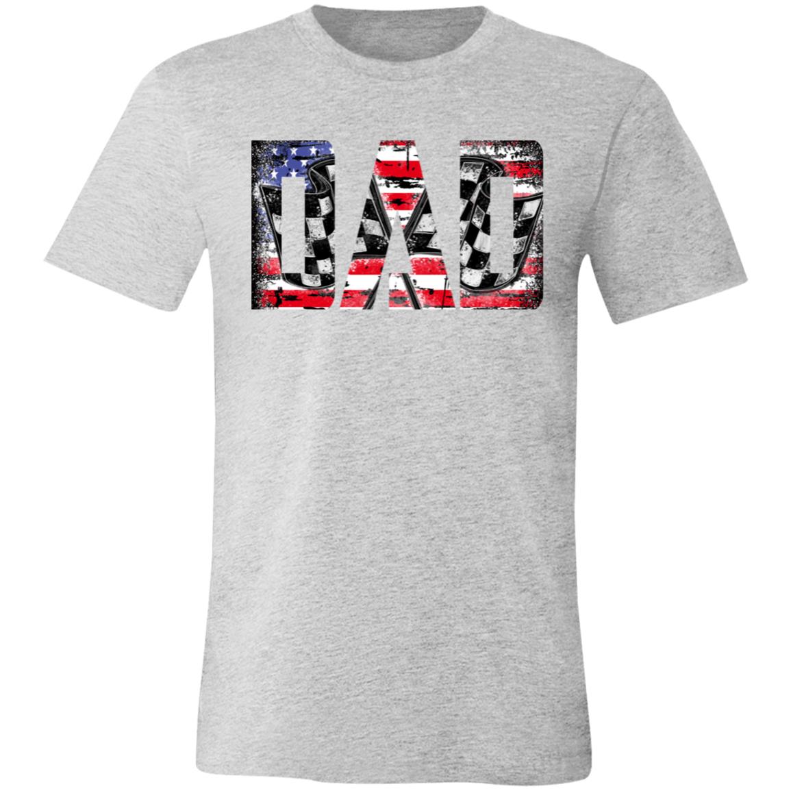 USA Racing Dad Unisex Jersey Short-Sleeve T-Shirt