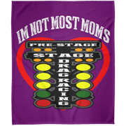 I'm Not Most Moms Drag Racing Arctic Fleece Blanket