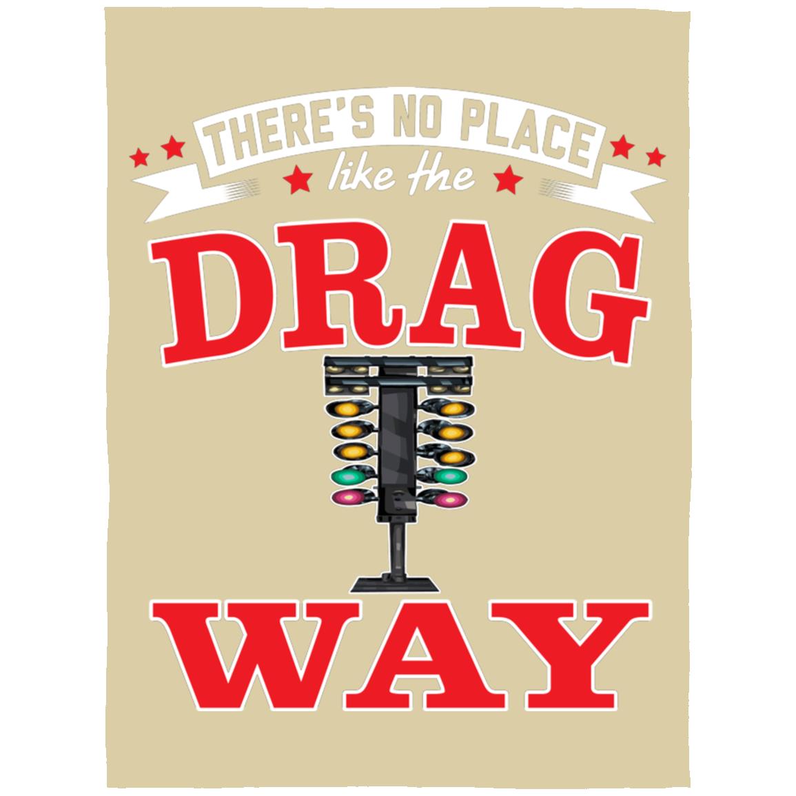 There's No Place Like The Dragway Arctic Fleece Blanket