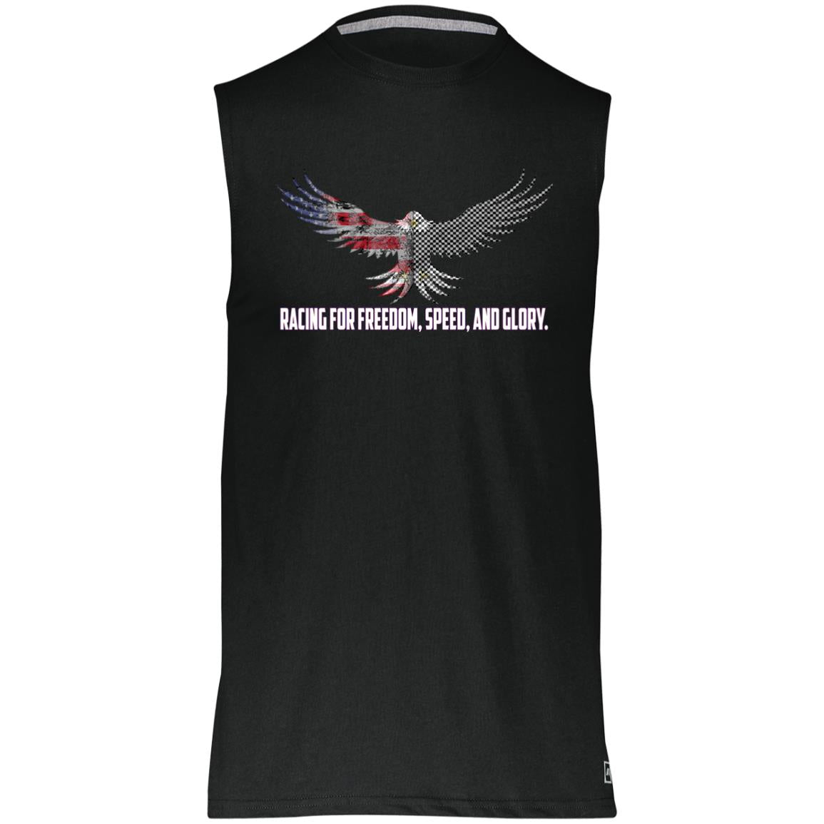 Racing For Freedom, Speed, And Glory Essential Dri-Power Sleeveless Muscle Tee