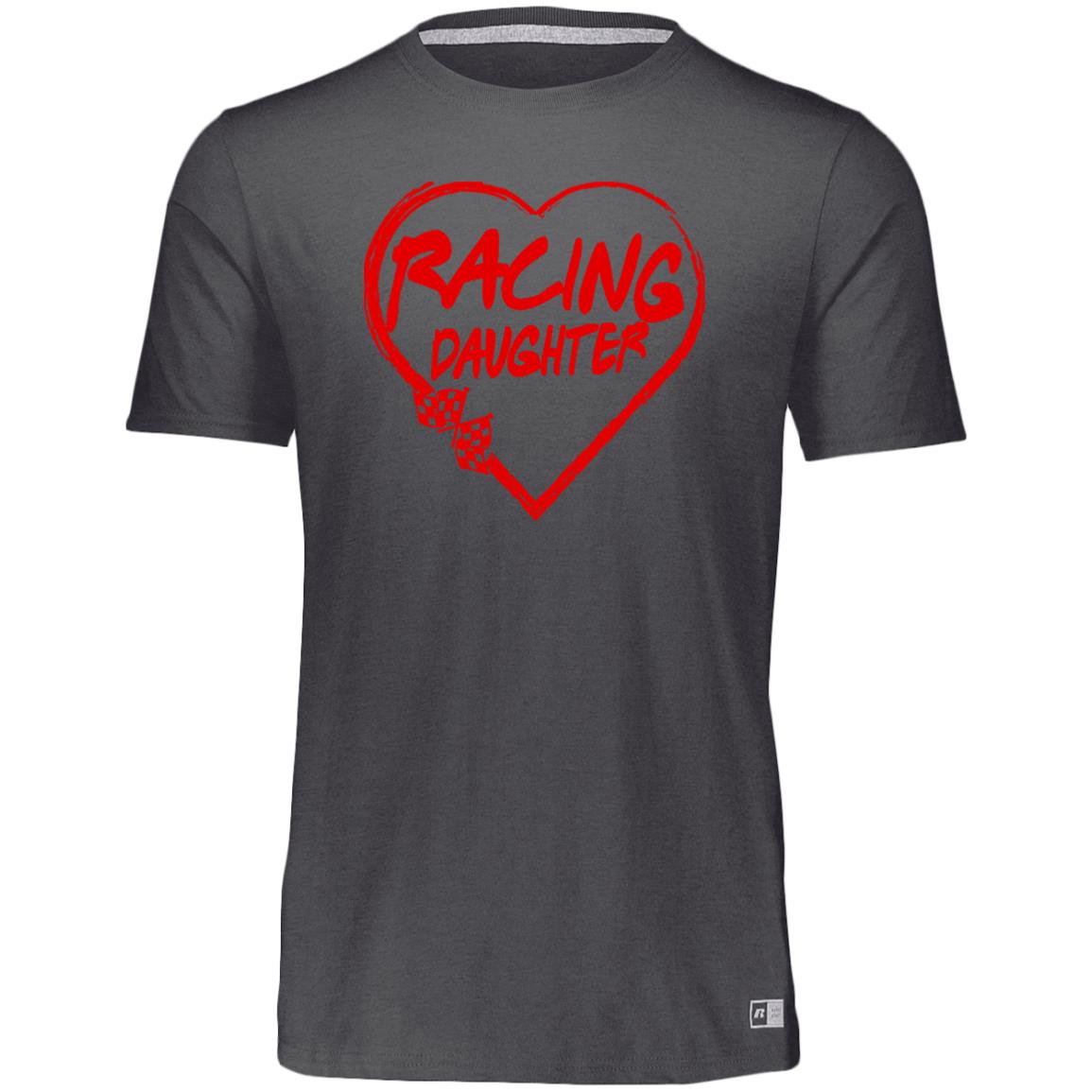 Racing Daughter Heart Youth Essential Dri-Power Tee