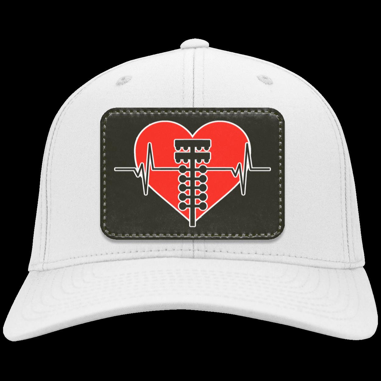 Drag Racing Heartbeat Patched Twill Cap V3