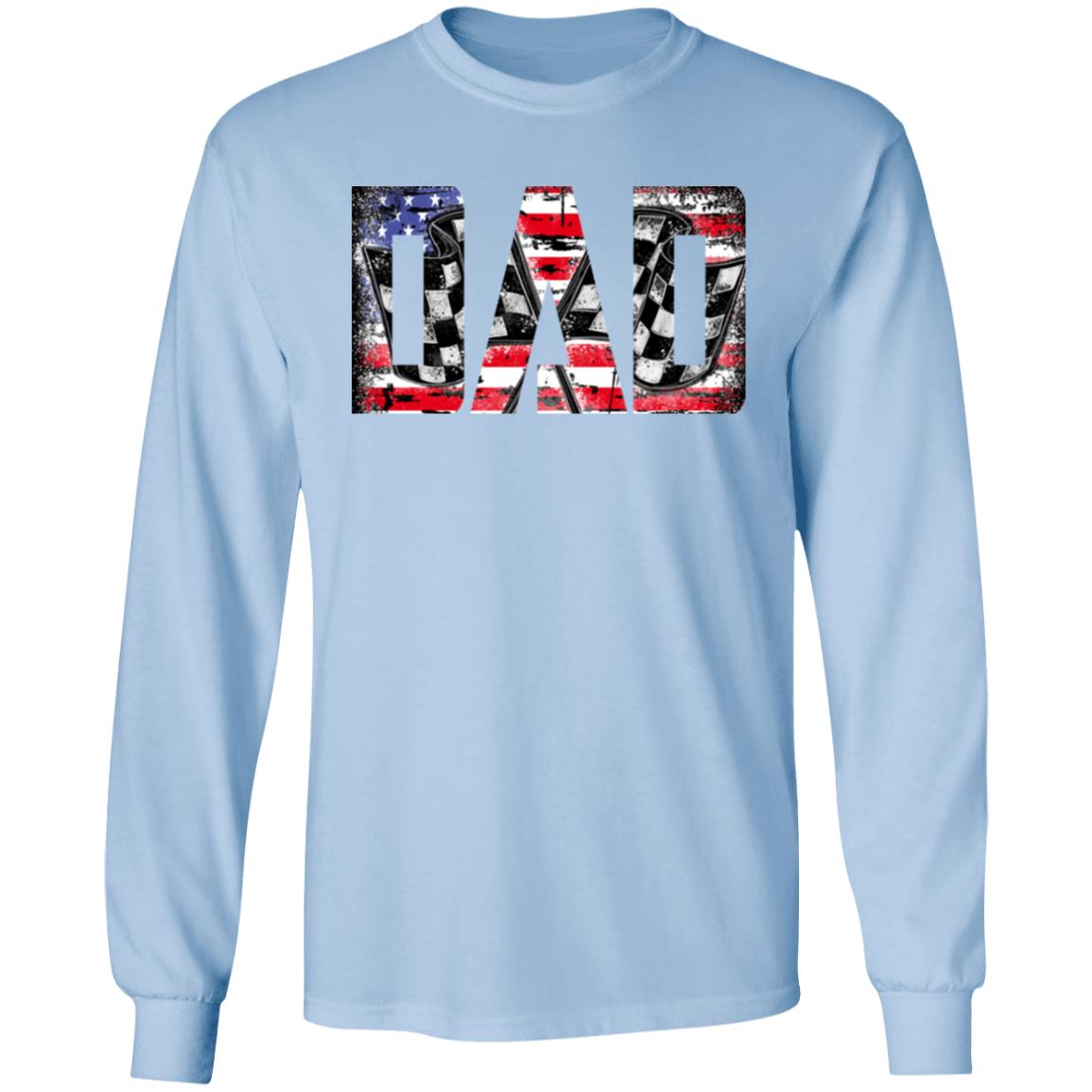 USA Racing Dad Long Sleeve T-Shirt 5.3 oz.