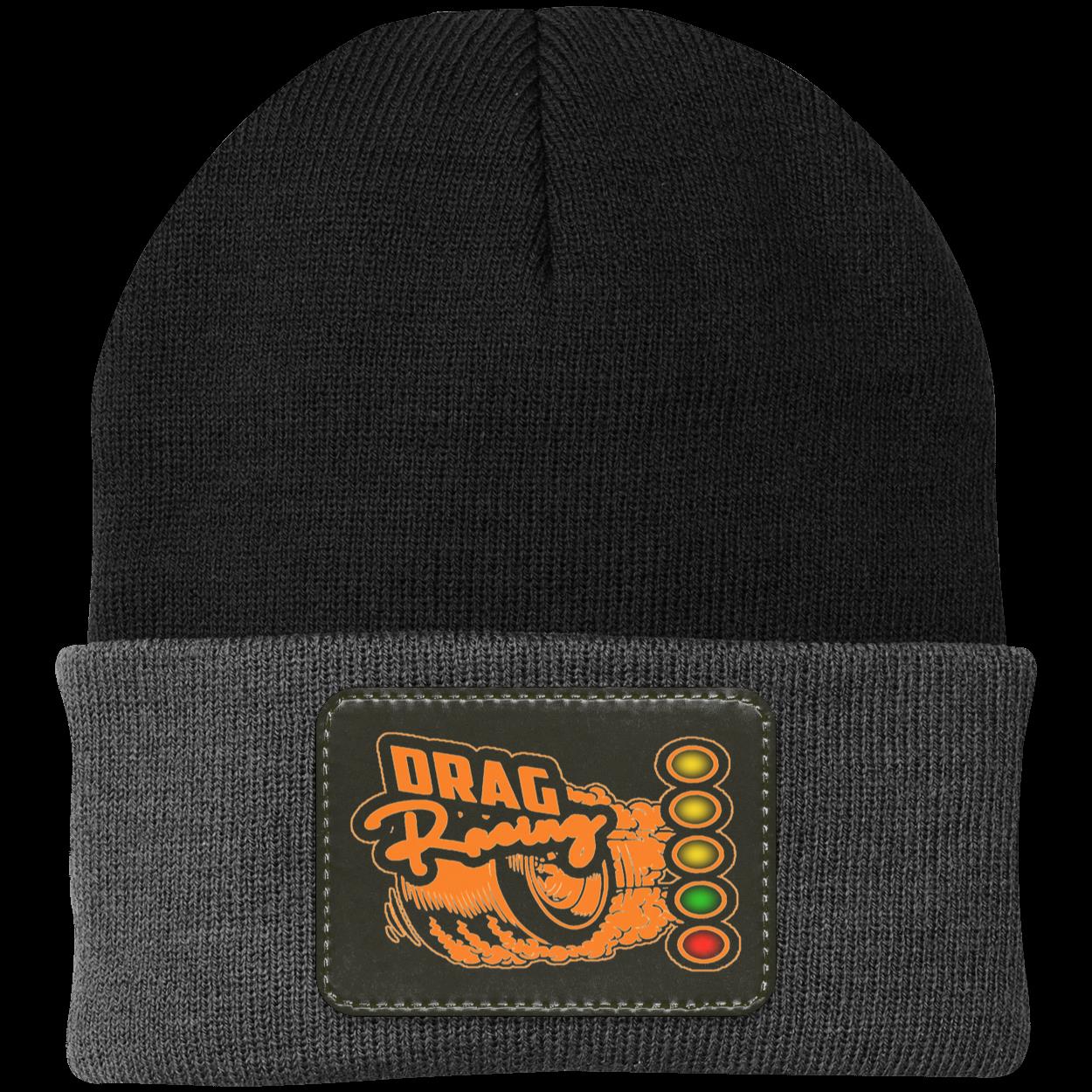 Drag Racing Patched Knit Cap V10