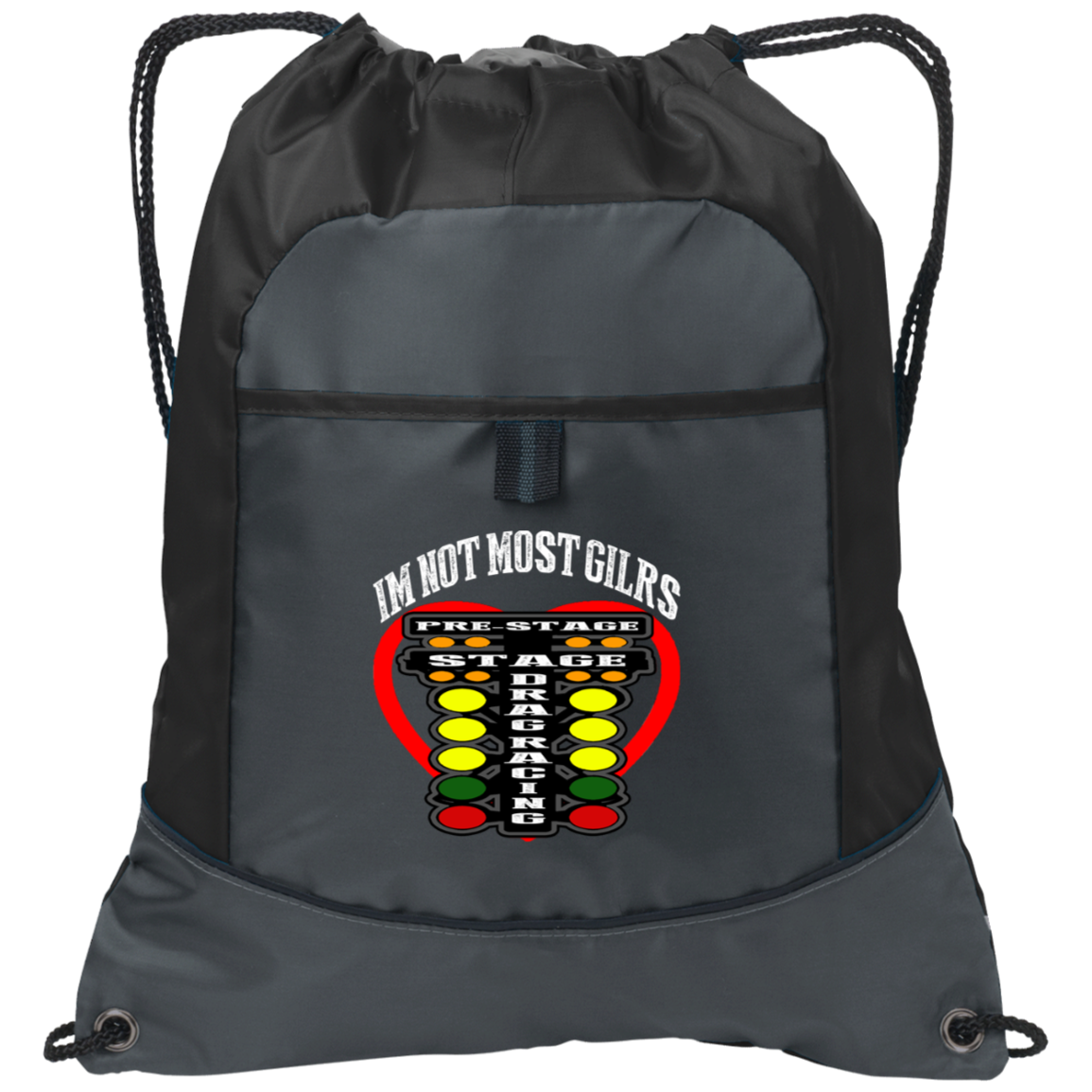 I'm Not Most Girls Drag Racing Pocket Cinch Pack