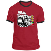 Drag Racing Ringer Tee