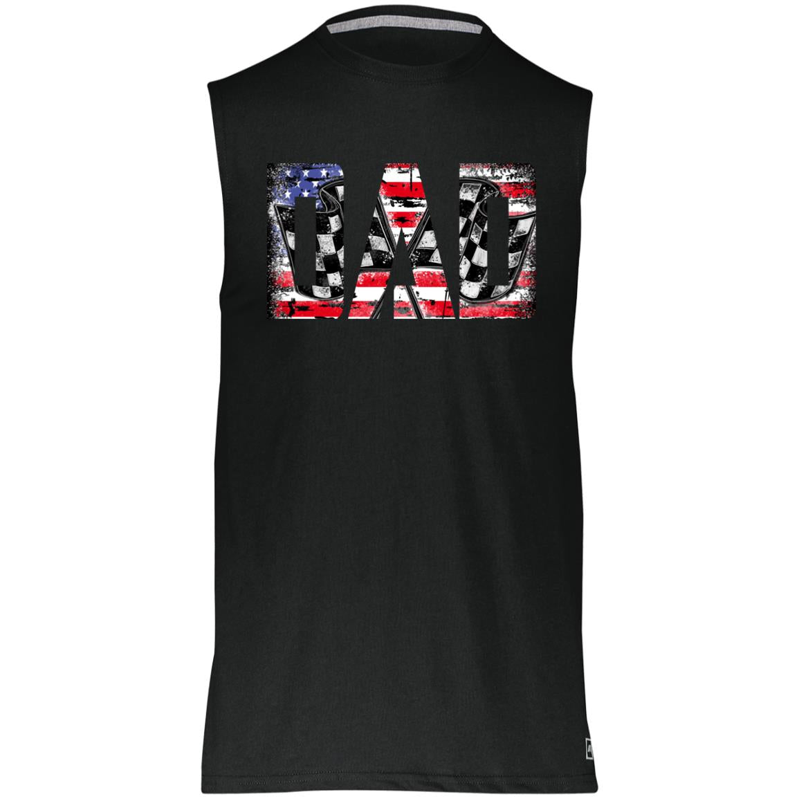 USA Racing Dad Essential Dri-Power Sleeveless Muscle Tee