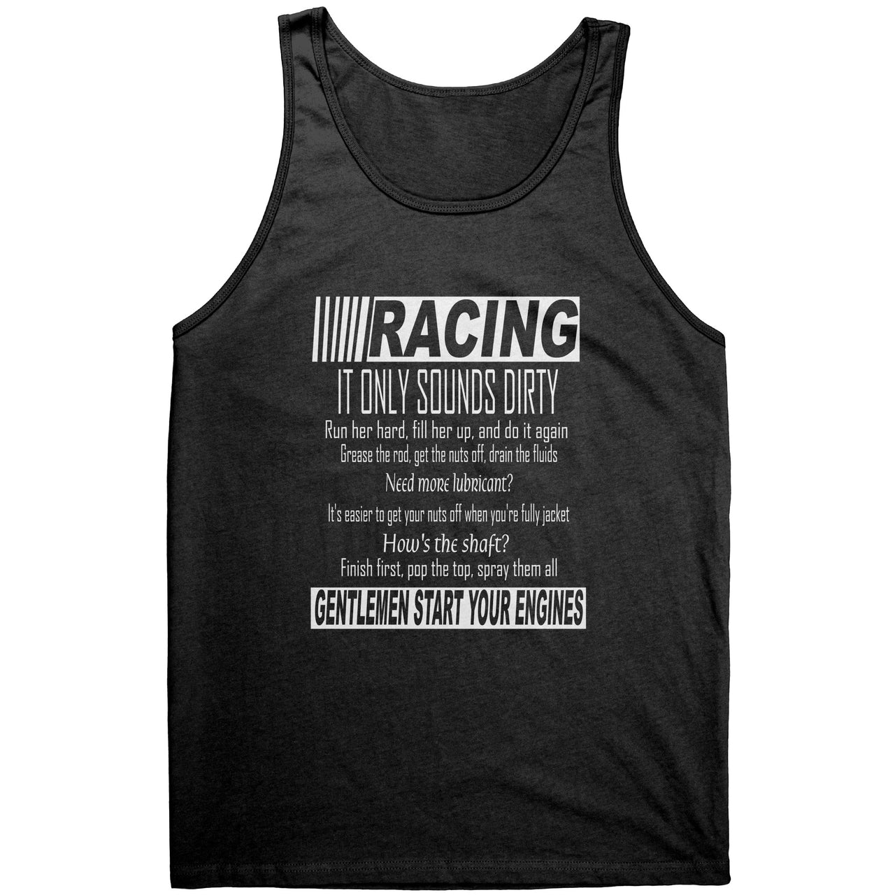Racing It only sounds dirty Tanks/Hoodies WV
