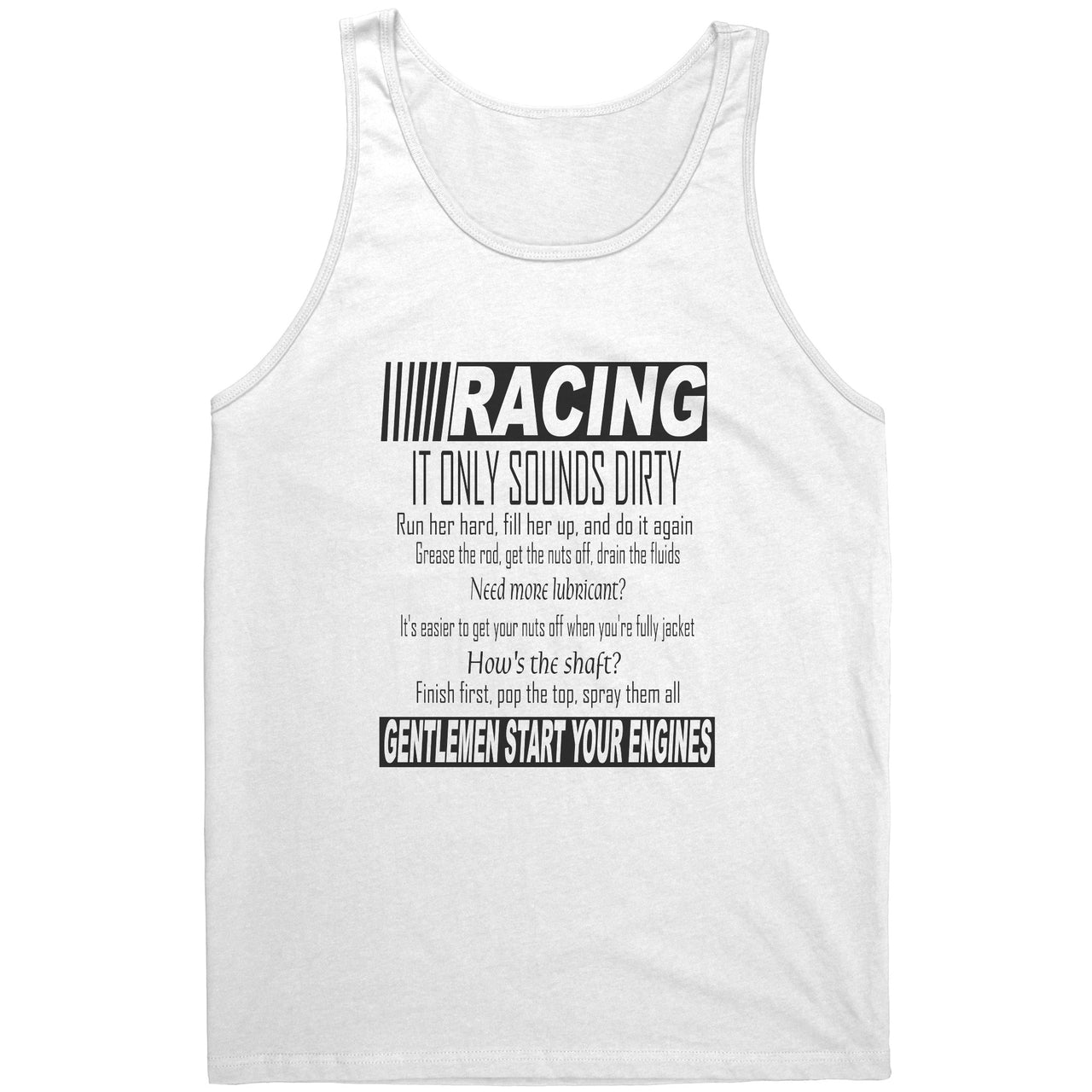 Racing It only sounds dirty Tanks/Hoodies BV