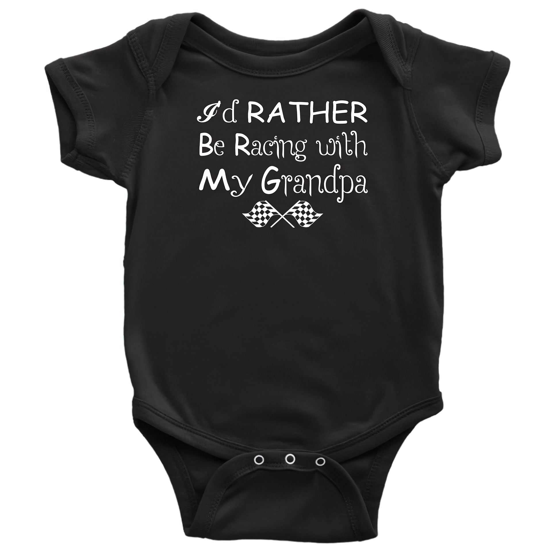 I_d_Rather_Be_Racing_with_My_Grandpa_onesie