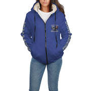 I'm The Girl Who wants to Hear Those Four Words Let's Go Drag Racing Sherpa Jacket Blue