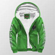 I'm The Girl Who wants to Hear Those Four Words Let's Go Drag Racing Sherpa Jacket Green