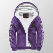 I'm The Woman Who wants to Hear Those Four Words Let's Go Drag Racing Sherpa Jacket Purple