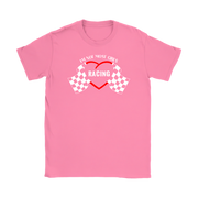 I_m_Not_Most_Girls_Pink-Women_s_Racing_T-Shirt
