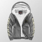 I'm The Man Who wants to Hear Those Four Words Let's Go Drag Racing Sherpa Jacket Grey
