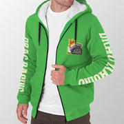 I'm The Man Who wants to Hear Those Four Words Let's Go Drag Racing Sherpa Jacket Green
