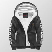 I'm The Man Who wants to Hear Those Three Words Let's Go Racing Sherpa Jacket Charcoal