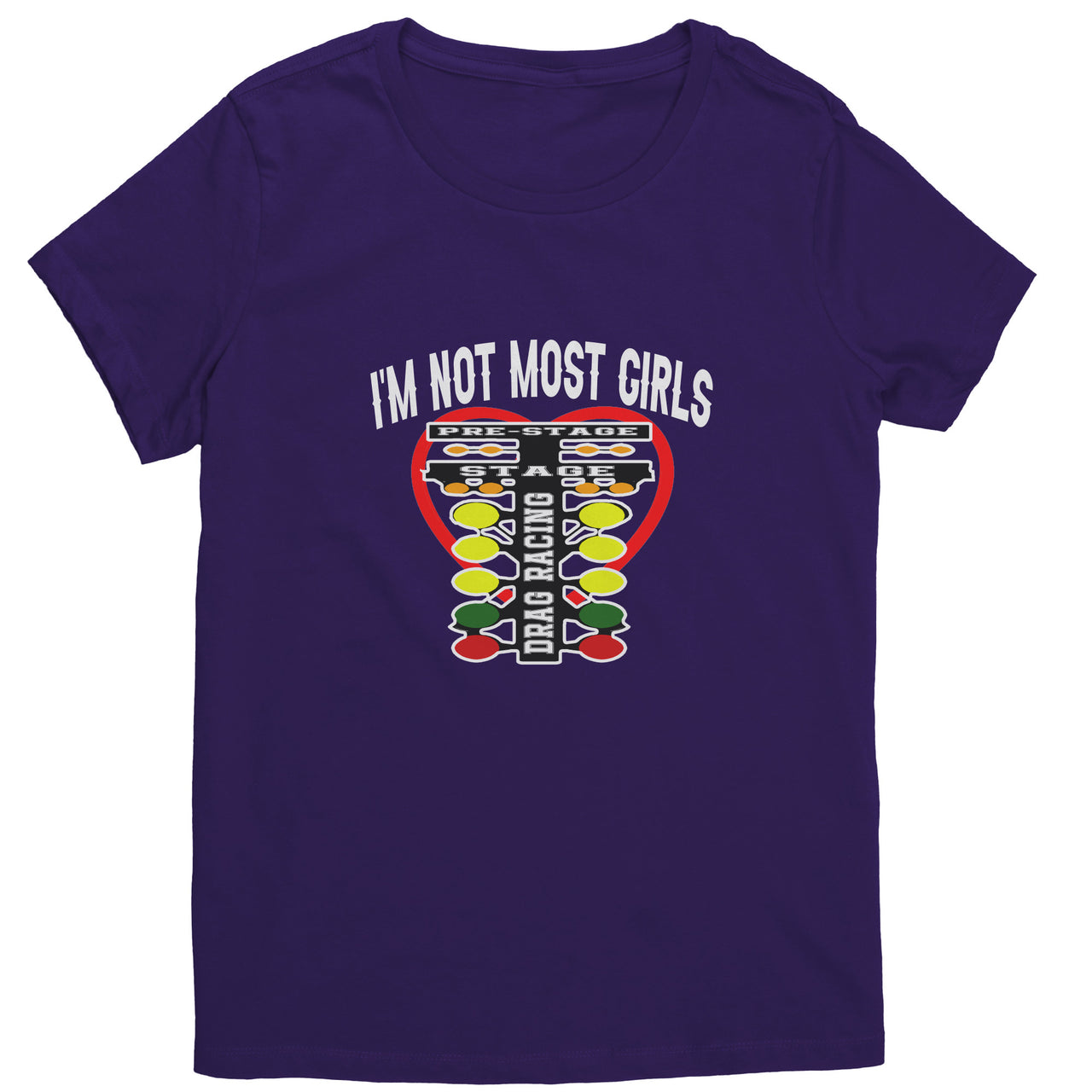 I'm Not Most Girls Drag Racing District Womens Shirt