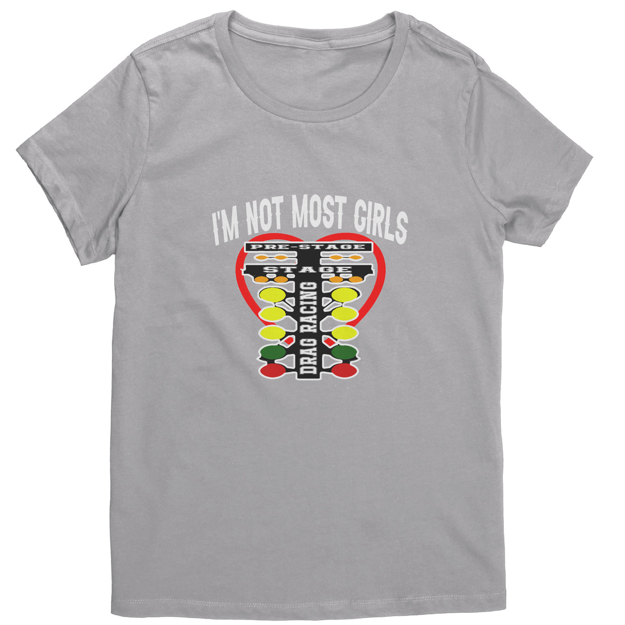 I'm Not Most Girls Drag Racing District Womens Shirt