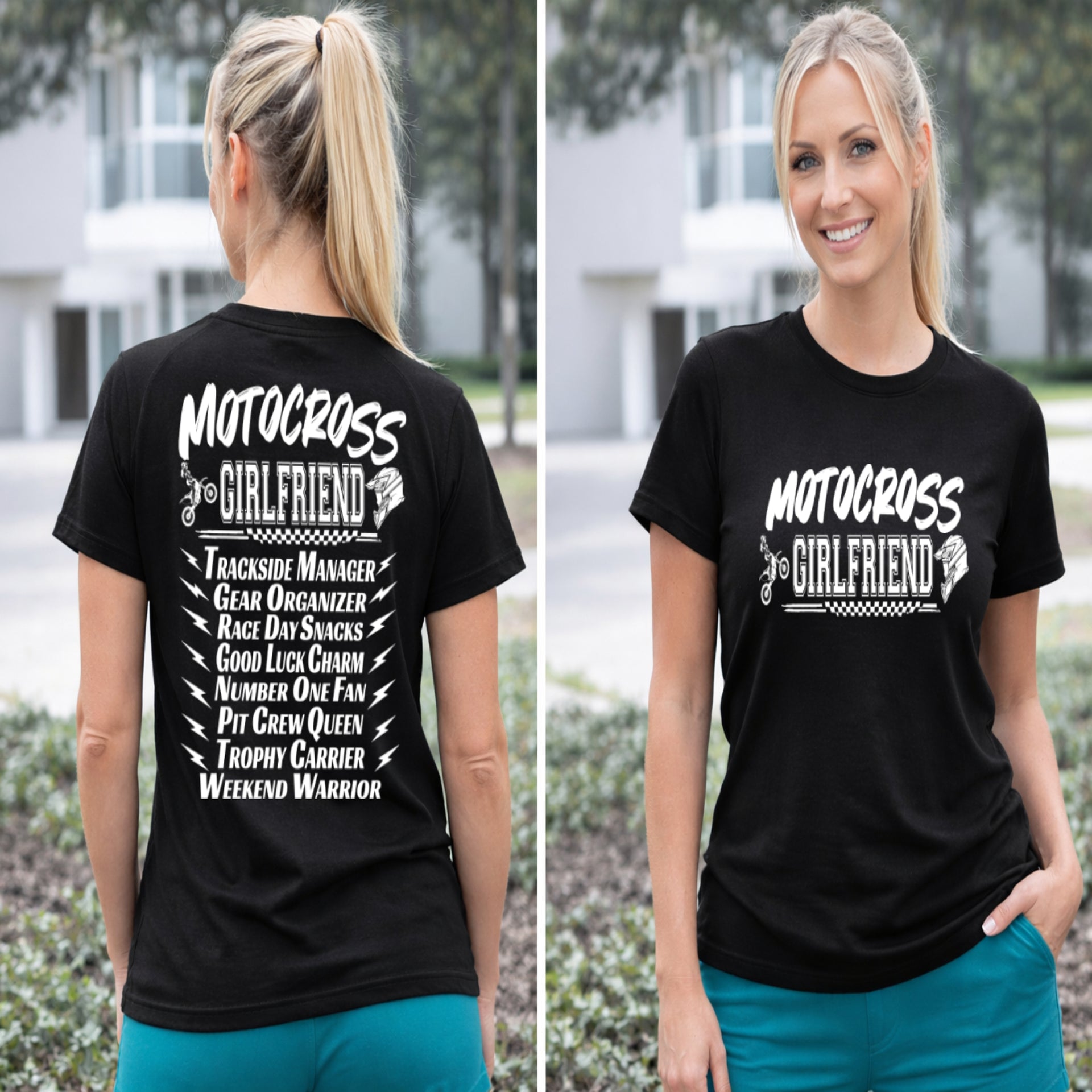 Motocross Girlfriend Pit Crew Queen T-Shirts – Premium Moto Lifestyle Apparel