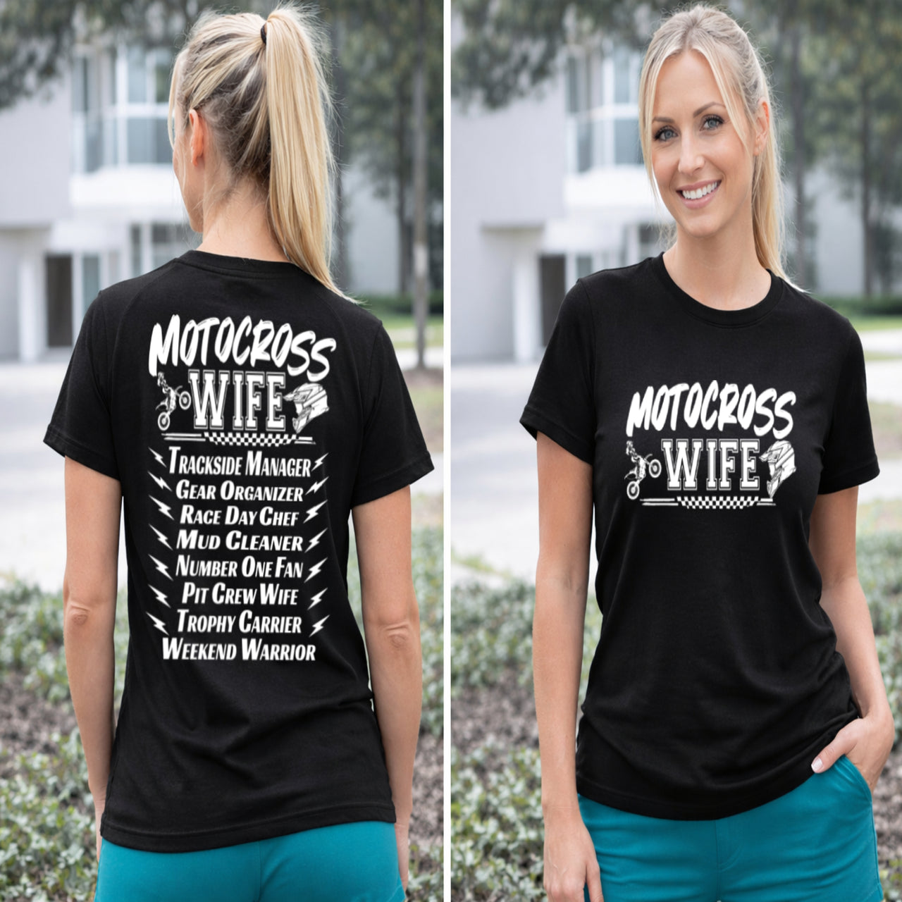 Motocross Wife Trackside Manager T-Shirts – Premium Moto Lifestyle Apparel