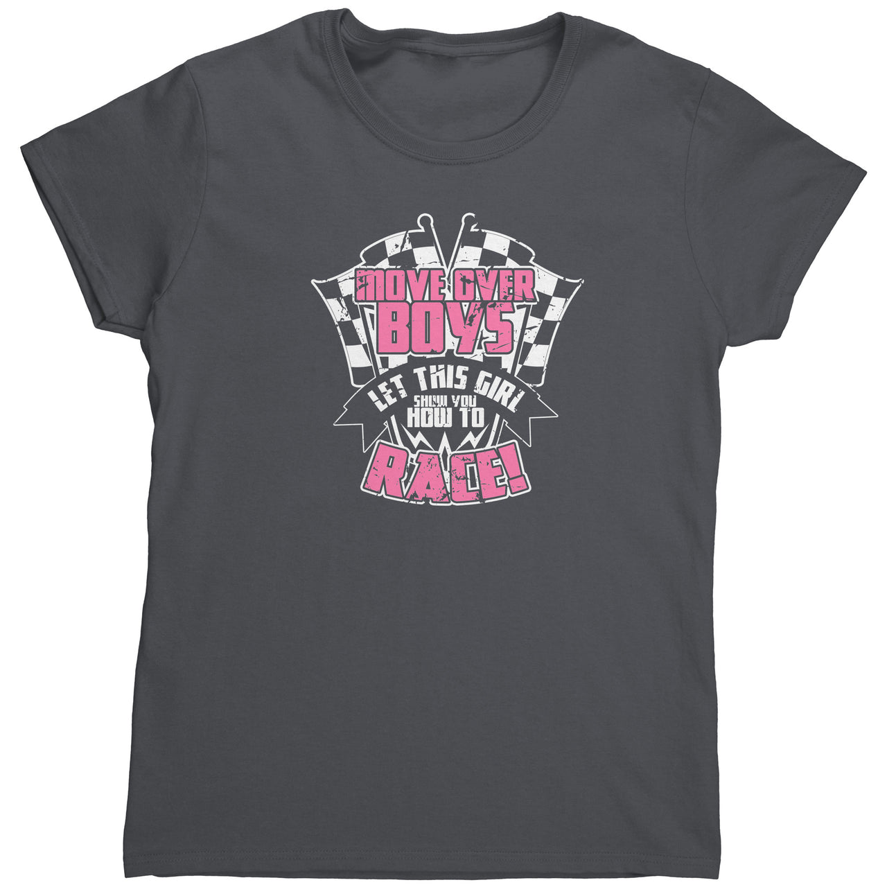 Move Over Boys Let this Girl Show You How To Race Tees/Crop top hoodies