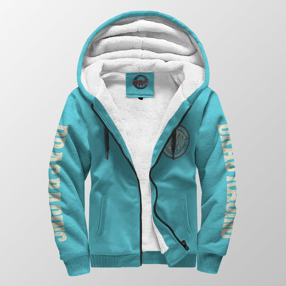 Custom Racing Sherpa Jacket Carolina Blue main image 1