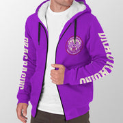 My Weekend Plans Involve a Drag Strip Sherpa Jacket Purple