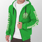 My Weekend Plans Involve a Drag Strip Sherpa Jacket Green