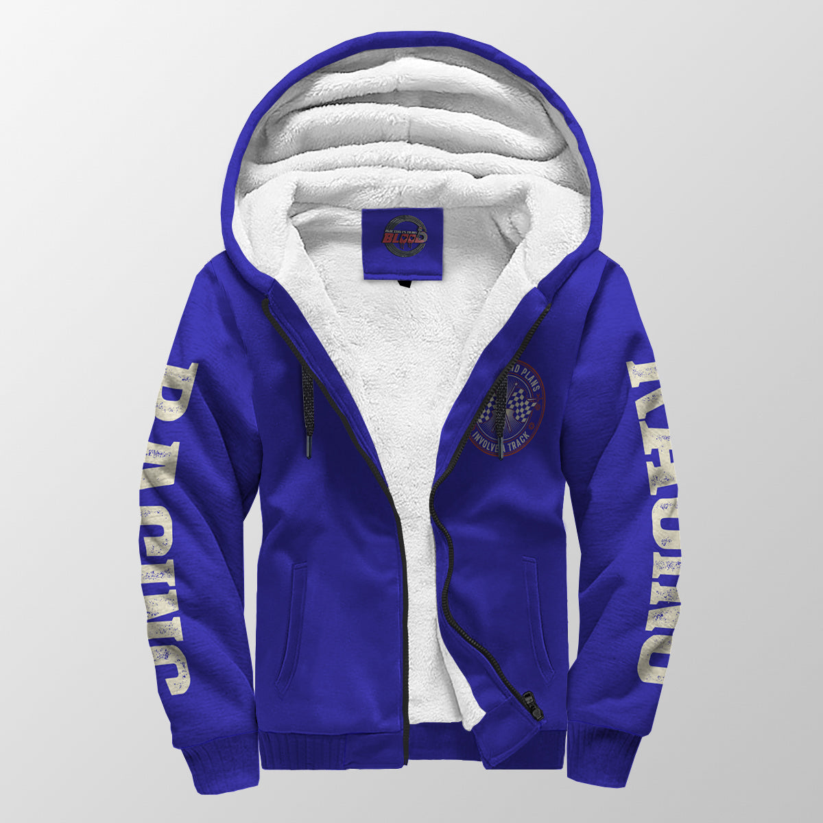 My Weekend Plans Involve a Track Sherpa Jacket