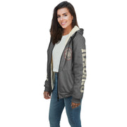 My Weekend Plans Involve a Track Sherpa Jacket Grey