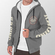 My Weekend Plans Involve a Track Sherpa Jacket Grey