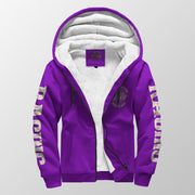 My Weekend Plans Involve a Track Sherpa Jacket Purple