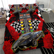 Personalized Drag Racing Bedding Set