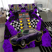 Personalized Drag Racing Bedding Set