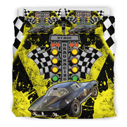 Personalized_Drag_Racing_Bedding_Set_Your_Car_On_A_Yellow_Base_RIIMB