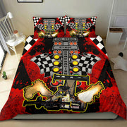 Personalized Dragster Bedding Set