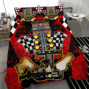 Personalized Dragster Bedding Set