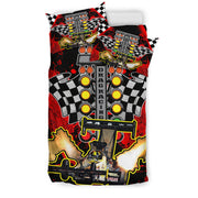 Personalized Dragster Bedding Set