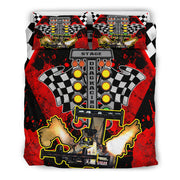 Personalized Dragster Bedding Set