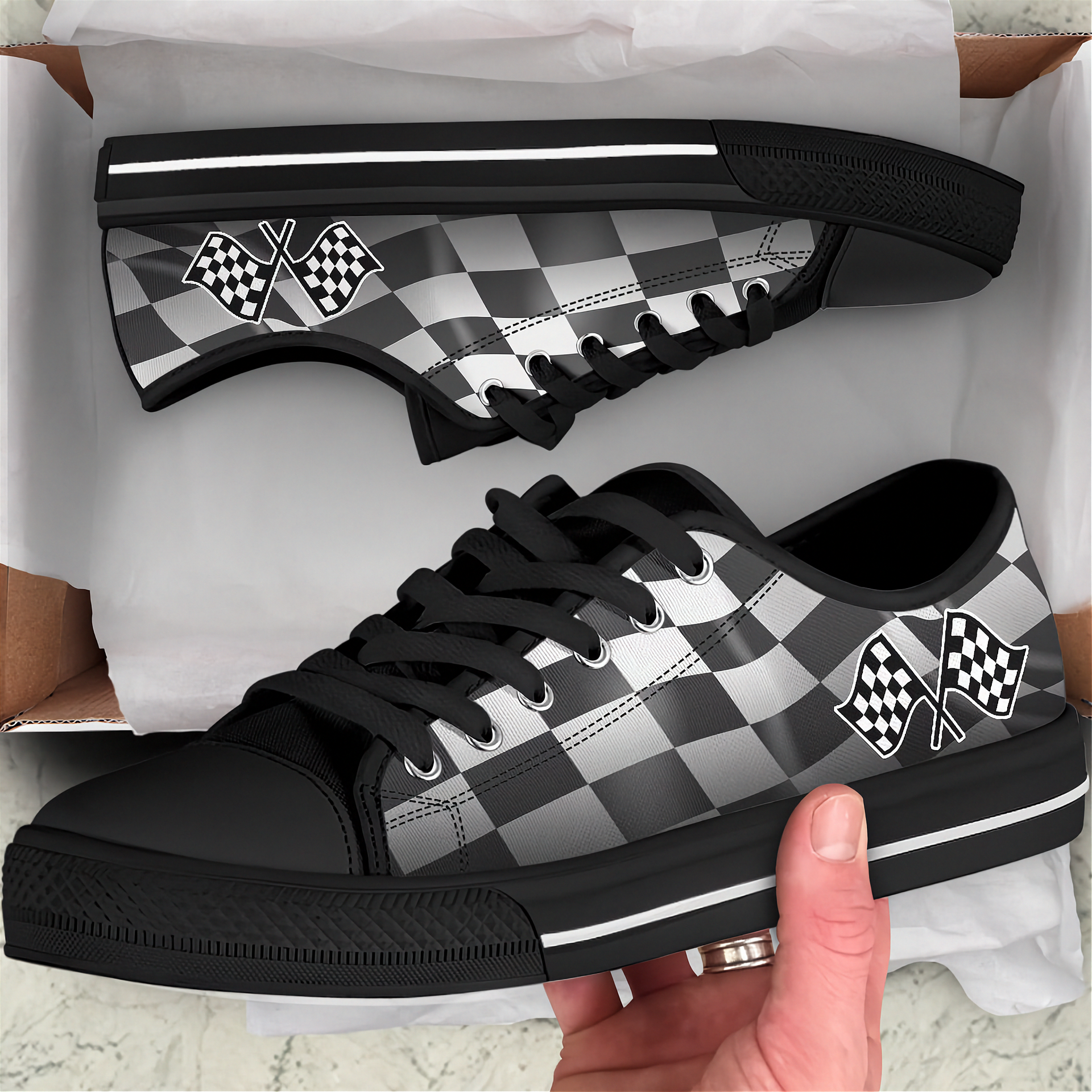 Racing_Flag_Low_Top_Shoes_Checkered_Motorsport_Sneakers_RIIMB