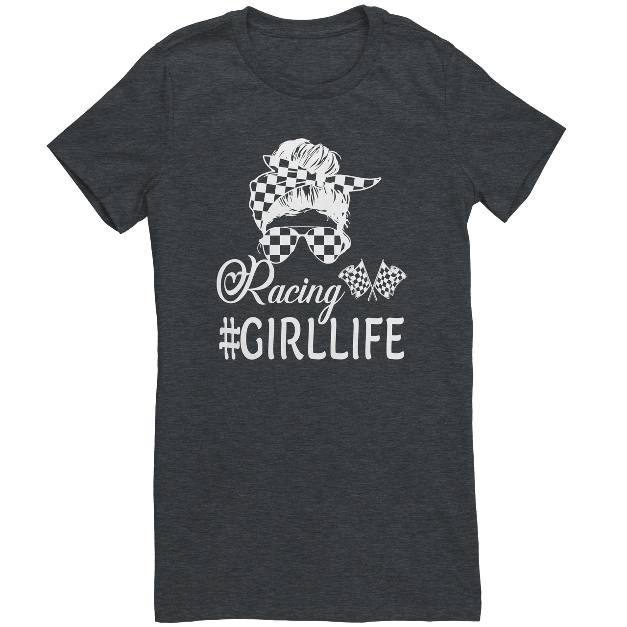Racing_Girl_Life_Womens_T-Shirts_Dark_Grey_Heather_Mockup.png