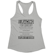 Racing It only sounds dirty Women's Tank Tops